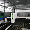 FL-L1560FH-1000-Raycus Оптоволоконный станок лазерной резки для листового металла с кабинетной защитой
