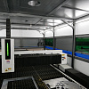 FL-L1560FH-1000-Raycus Оптоволоконный станок лазерной резки для листового металла с кабинетной защитой